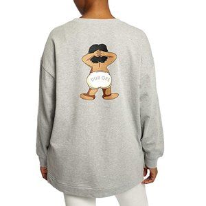 *NWT*  DUBGEE By Whoopi Baby Grey Sweatshirt Size XL